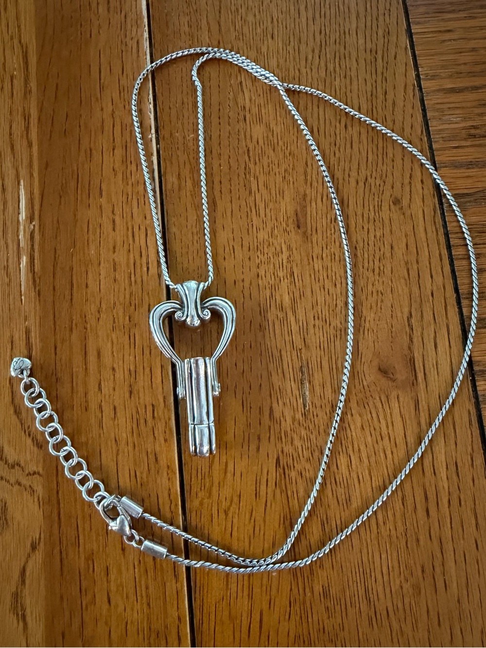 Brighton SWEETY HEART Badge Clip Necklace Lanyard RETIRED